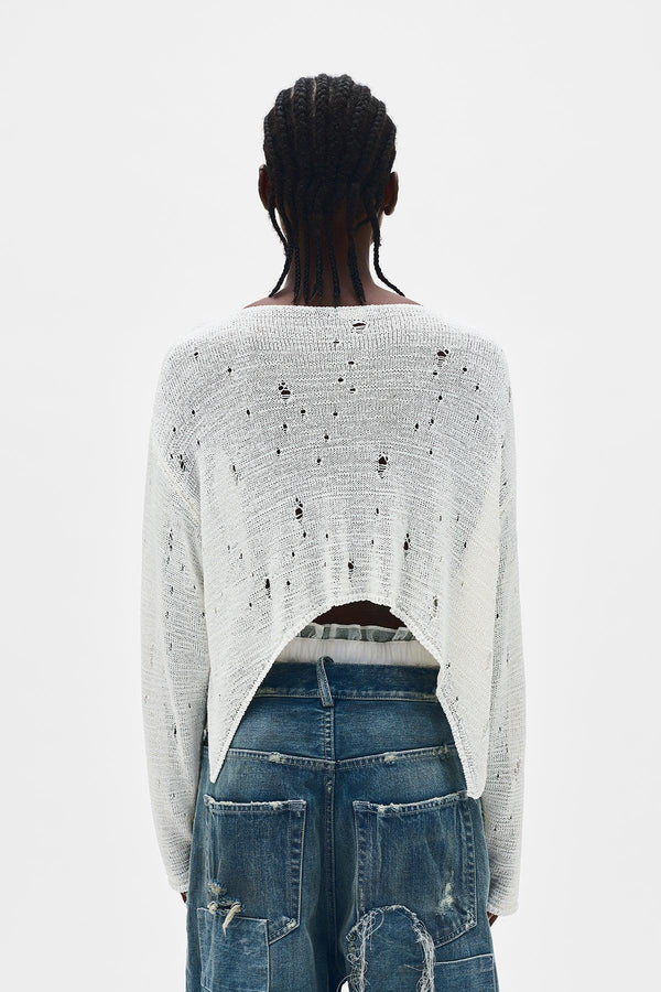 Ann Demeulemeester Loa Open Neck Sweater