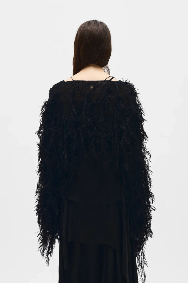 Ann Demeulemeester Madli Cropped Sweater