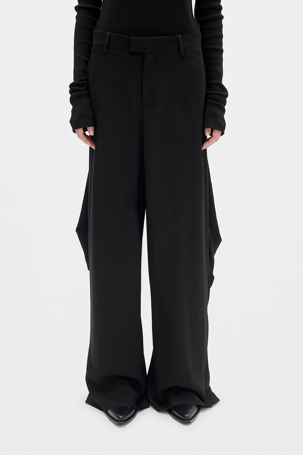 ann demeulemeester Odeta Draped Comfort Trousers