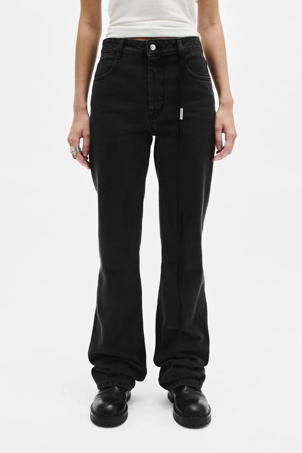 ann demeulemeester Ona 5 pockets Flared Trousers