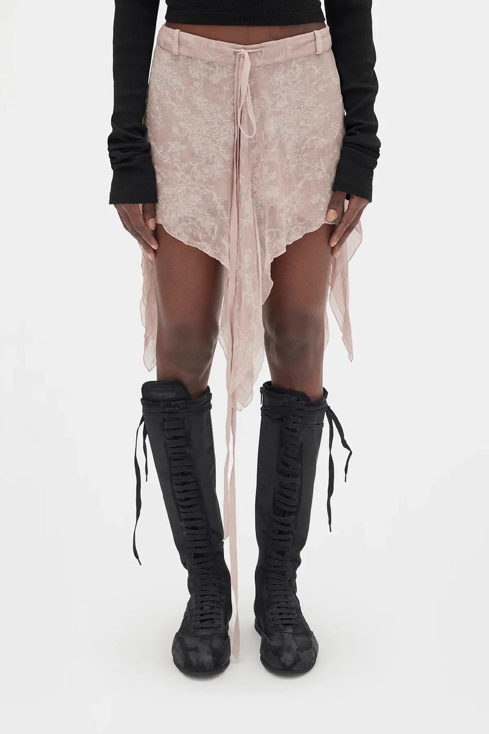 ann demeulemeester Priscia Multilayer Mini Skirt