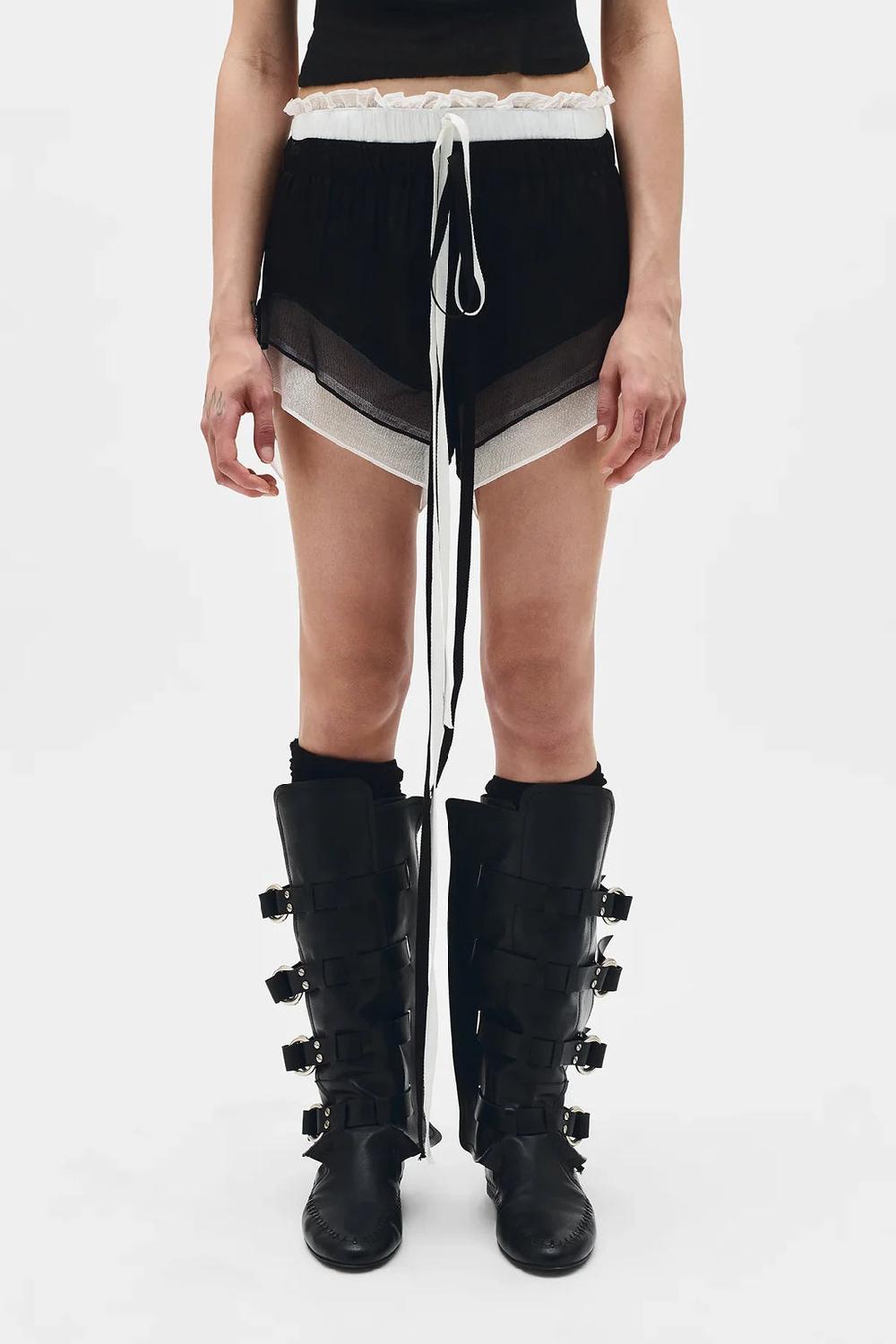 ann demeulemeester Saia Double Layer Boxer