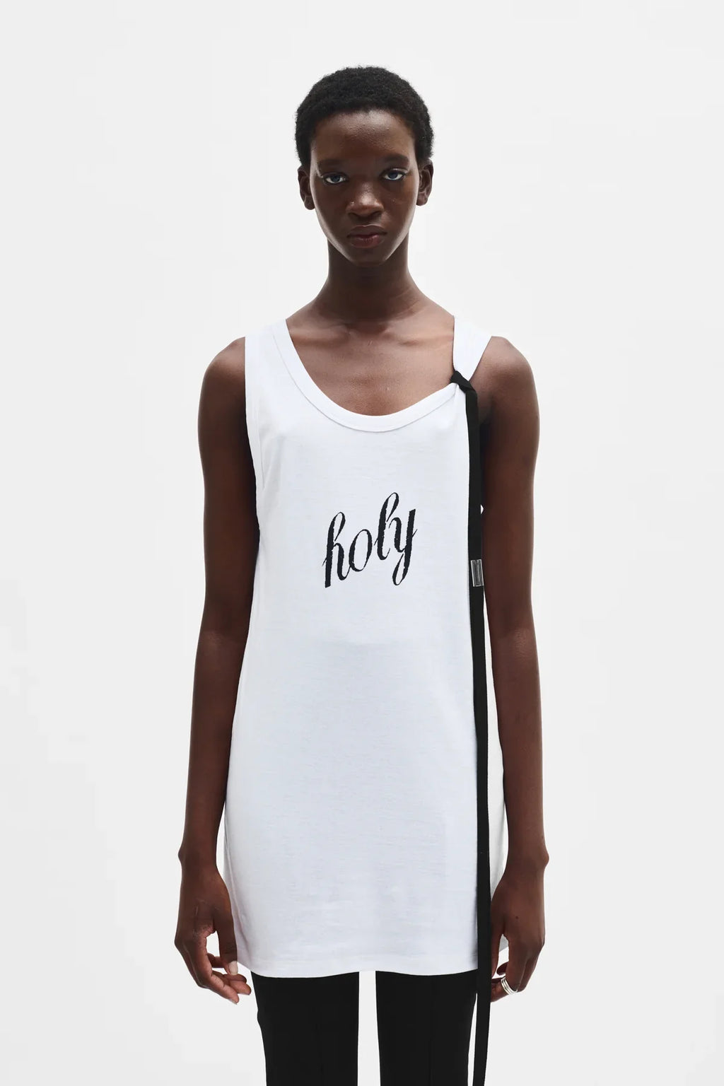 ann demeulemeester Seva ''Holy'' Print Tank Top
