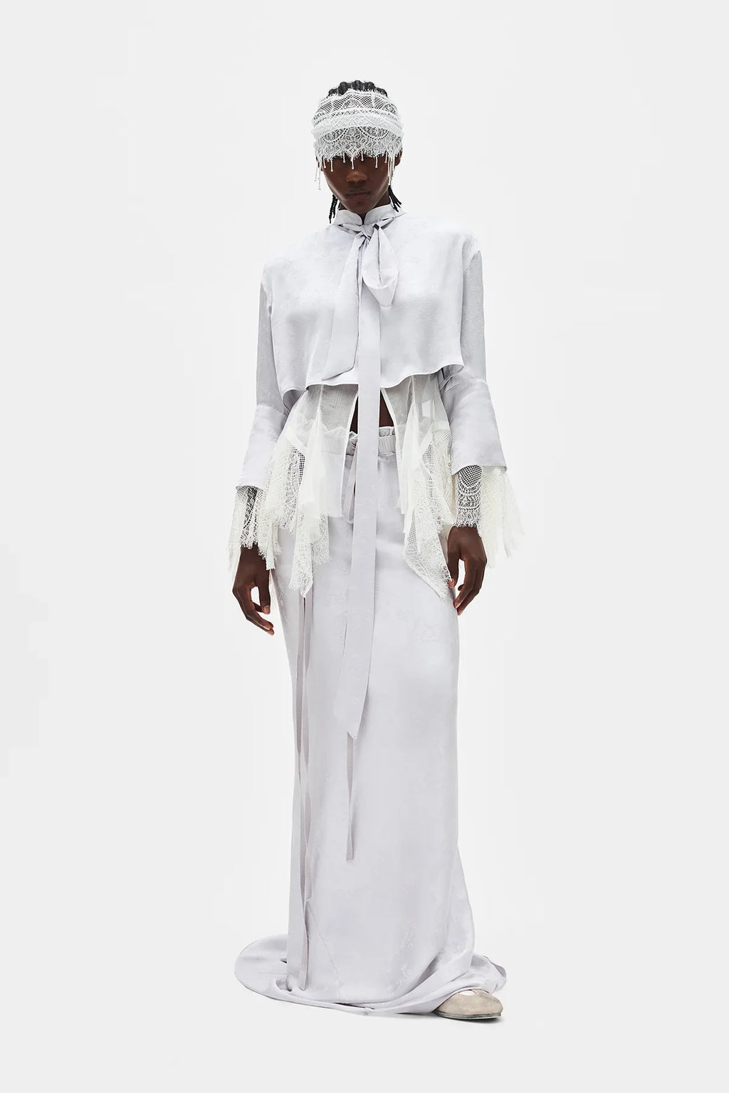 ann demeulemeester Sheila Long Bias Skirt