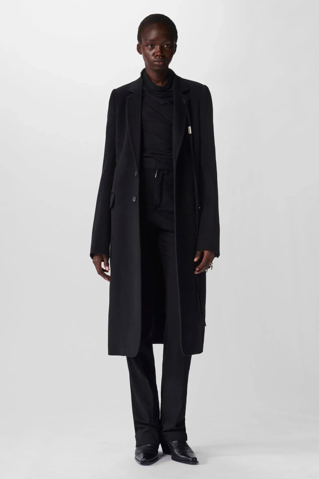 ann demeulemeester Stina Long Fitted Jacket