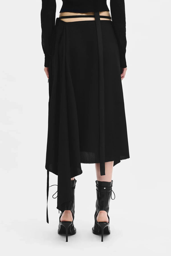 Ann Demeulemeester Ylva Mid Wrap Skirt