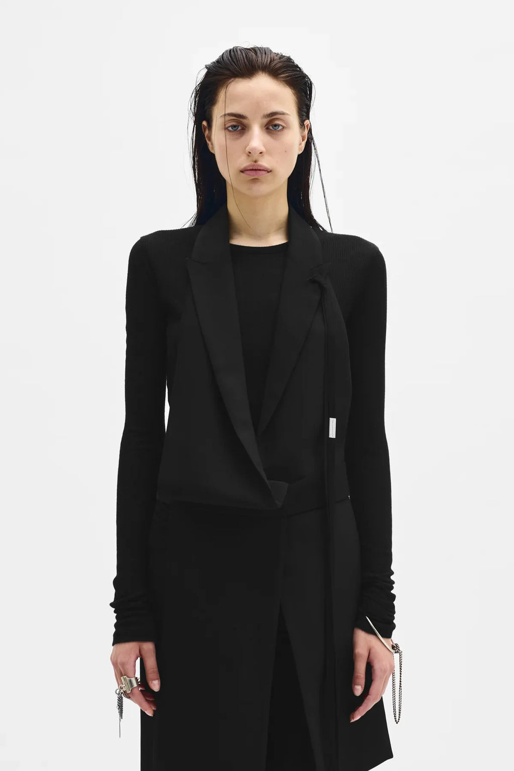 ann demeulemeester Yvona Plastron