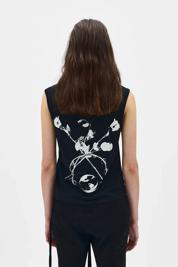 Ann Demeulemeester Biba ''Eternal Roses'' Sleeveless Top