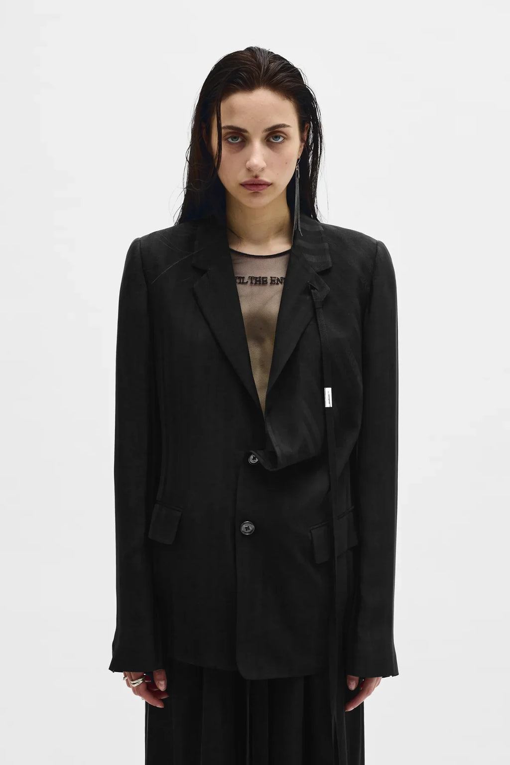 ann demeulemeester Disa Asymmetric Deconstructed Blazer