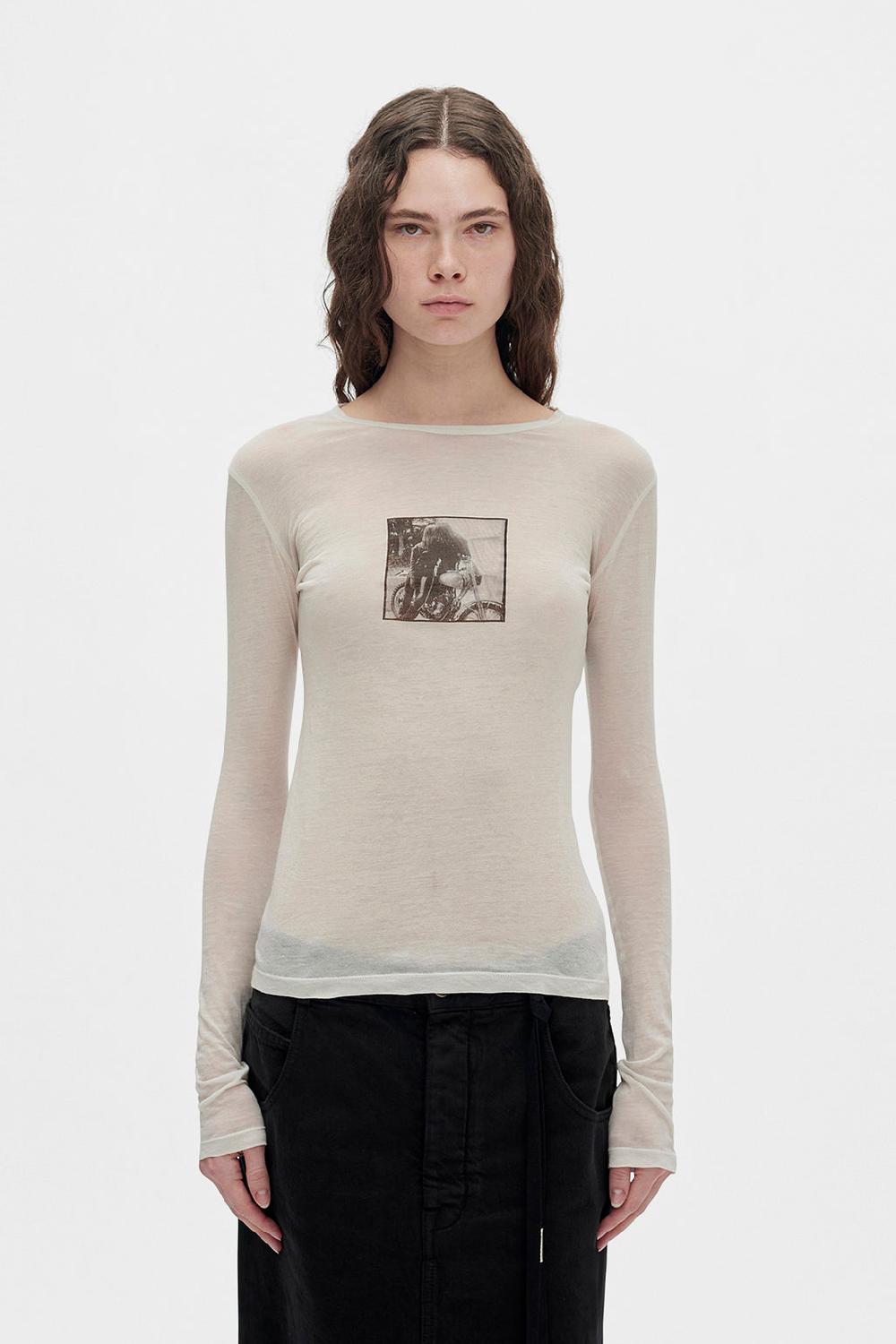 ann demeulemeester Fiene ''Bikers Kiss'' Long sleeve T-Shirt
