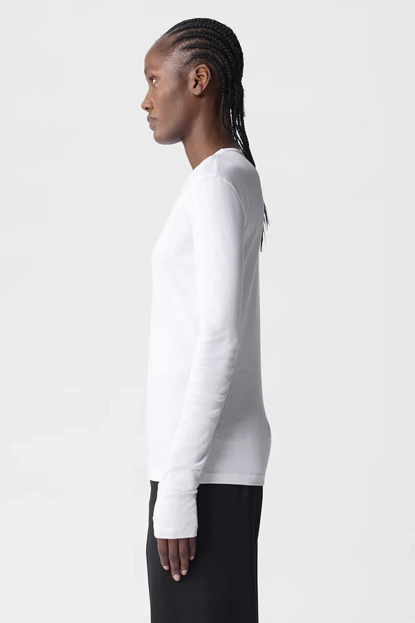 Ann Demeulemeester Fiene Printed Long Sleeve T-Shirt