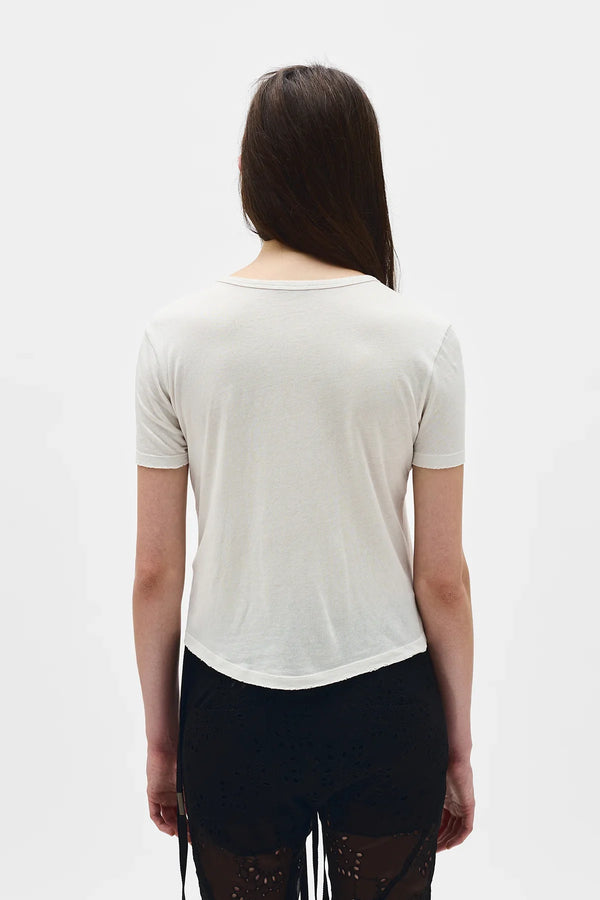 Ann Demeulemeester Floor Micro T-Shirt With "Chandelier" Print