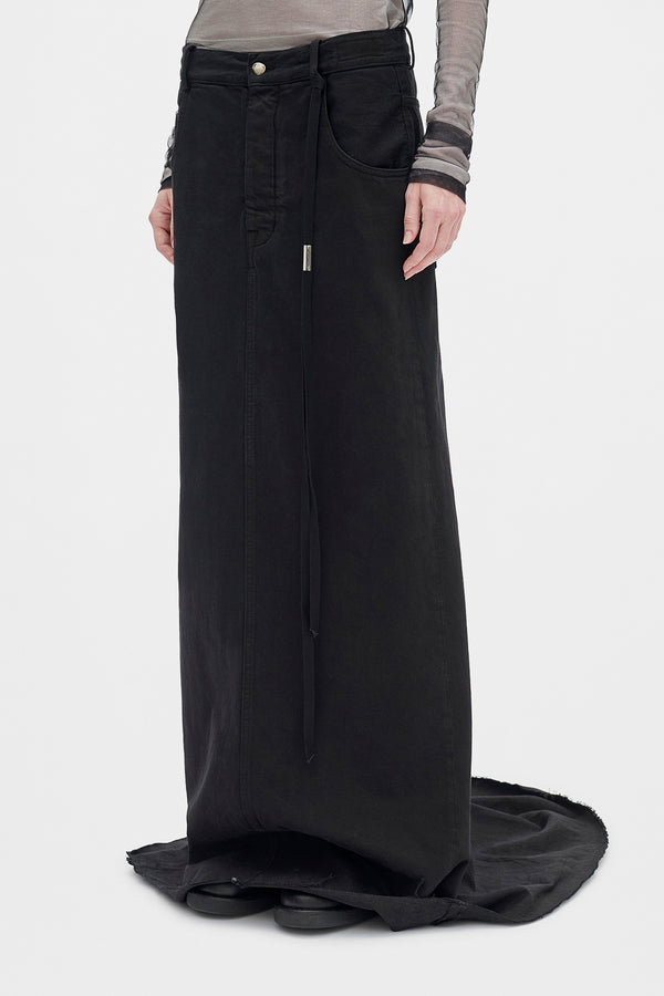 Ann Demeulemeester Goele 5 Pocket Denim Comfort Skirt