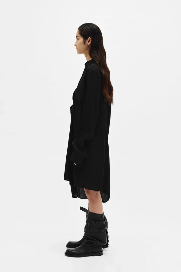 Ann Demeulemeester Halina Drop Shoulder Shirt Dress