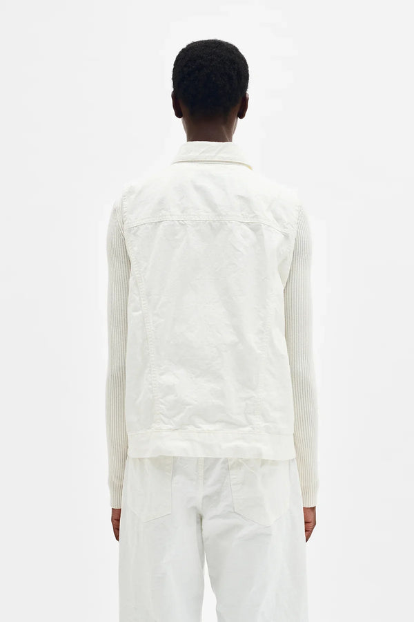 Ann Demeulemeester Juliette 5 Pocket High Comfort Sleeveless Jacket