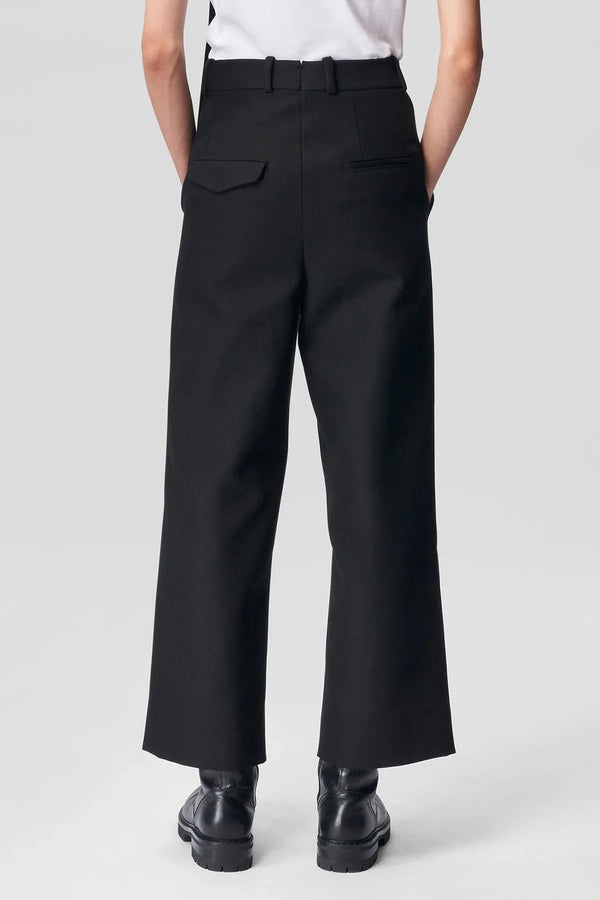 Ann Demeulemeester Kylie Cropped High Waist Trousers