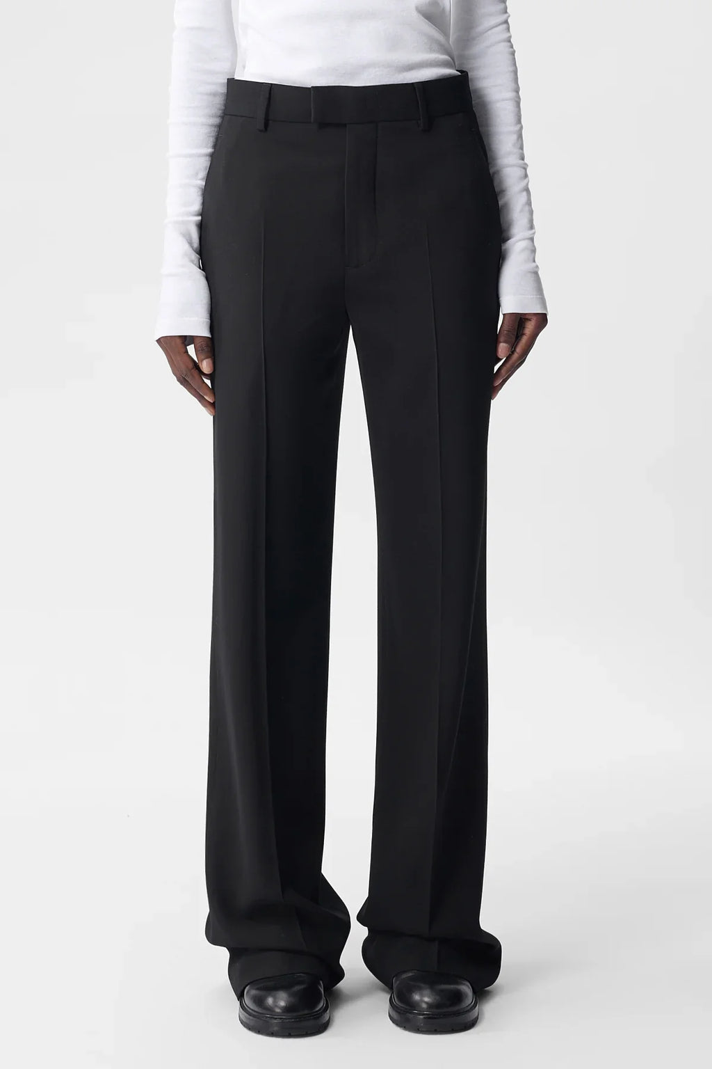 ann demeulemeester Maaike Flared Leg Comfort Trousers