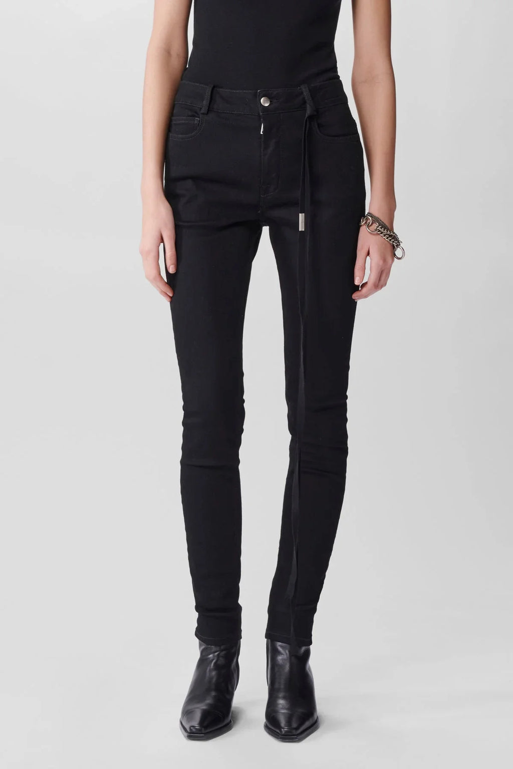 ann demeulemeester Melanie 5 Pockets Skinny Trousers