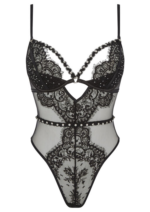 Ann Summers Astrid Crotchless Body Black