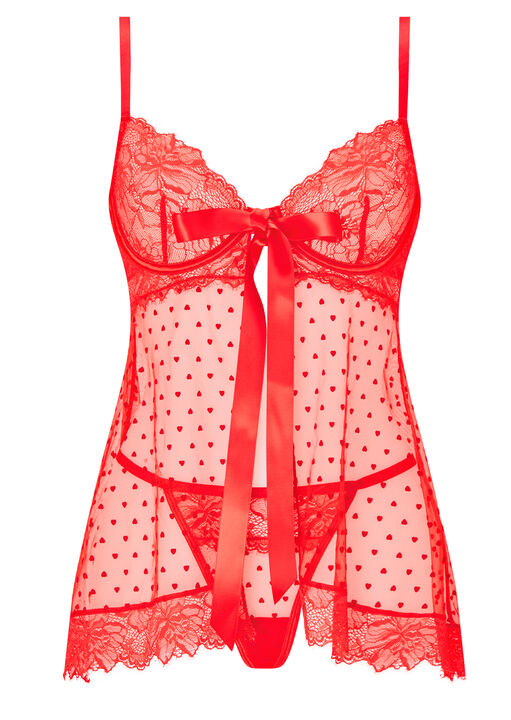 Ann Summers Bon Bon Babydoll Red