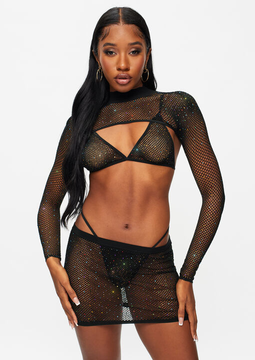 ann summers Centre Stage Set Black