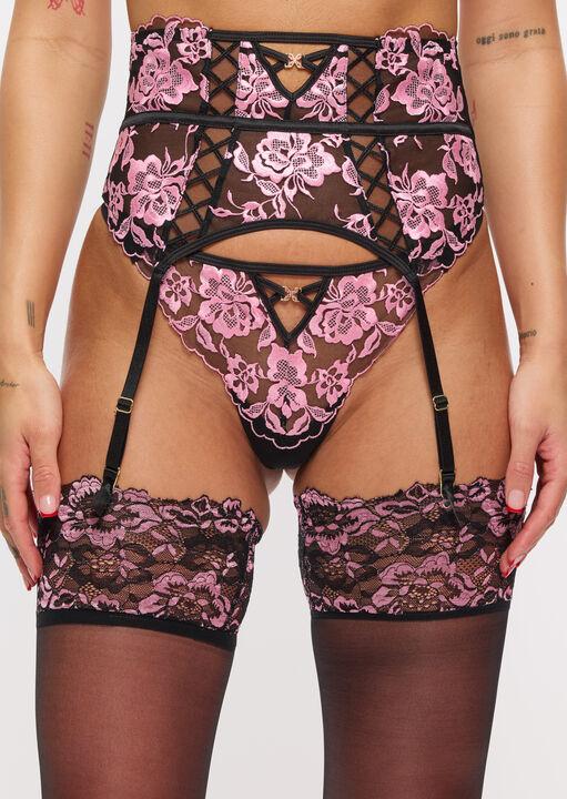 Ann Summers Endless Attraction Waspie Black/Pink