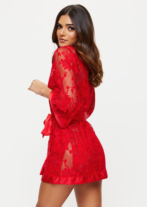 Ann Summers Enlightening Robe Red