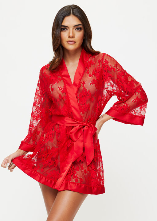 ann summers Enlightening Robe Red