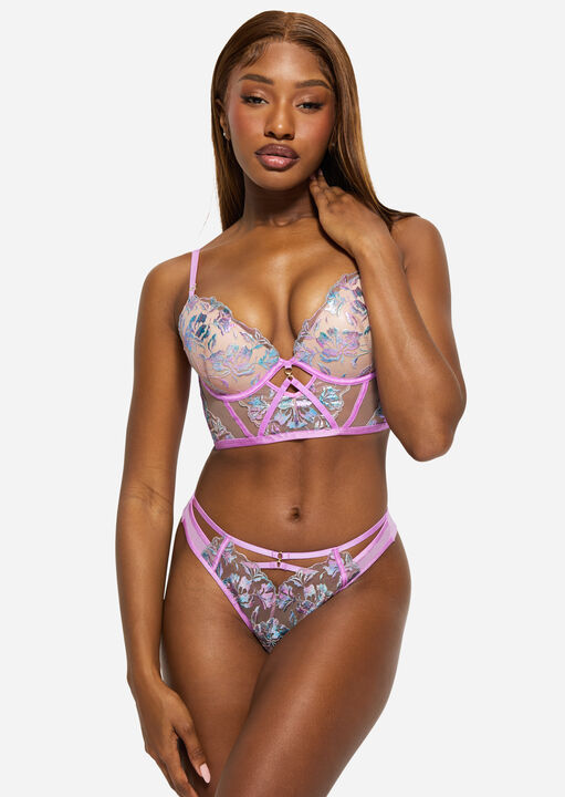 Ann Summers Euphoric Padded Corset Lilac