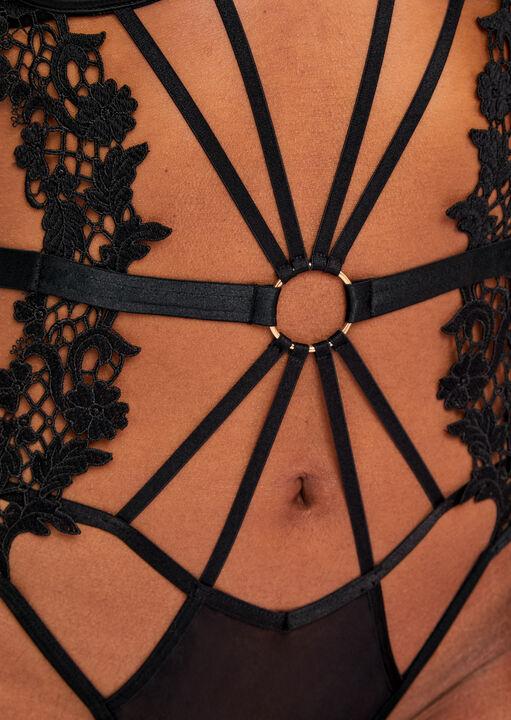 Ann Summers Evening Desire Crotchless Body Black