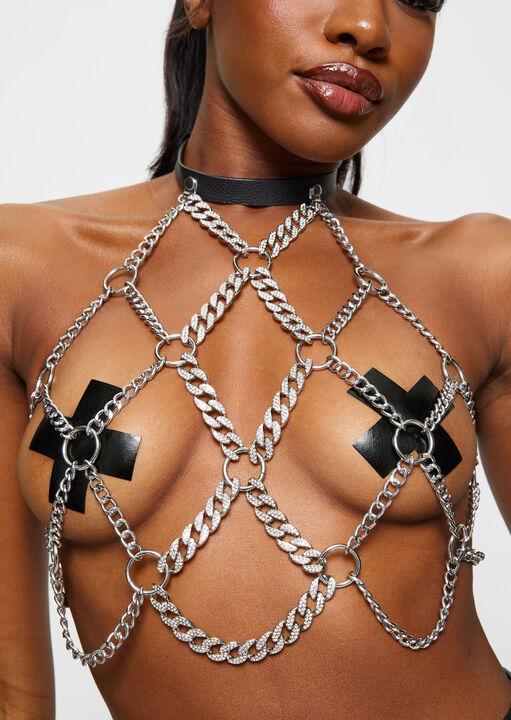 Ann Summers Festival Diamante Chain Top