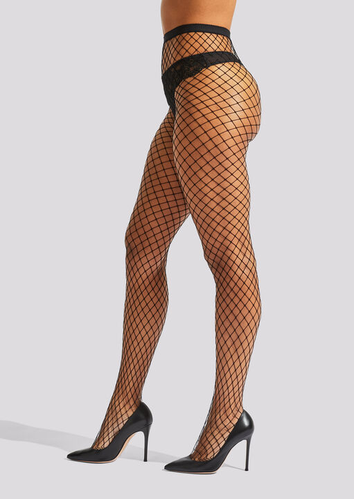 Ann Summers Fishnet Tights Black