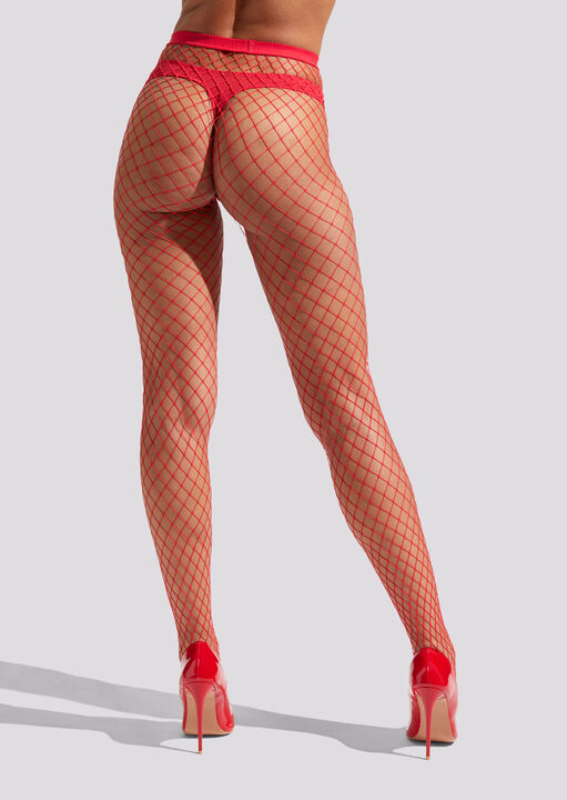 ann summers Fishnet Tights Red