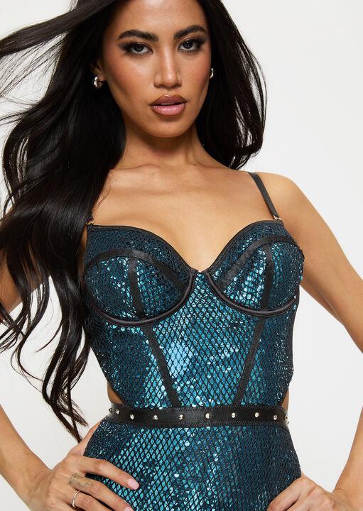 Ann Summers Hold Me Tight Body Teal