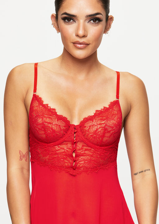 Ann Summers Iris Babydoll Set Red