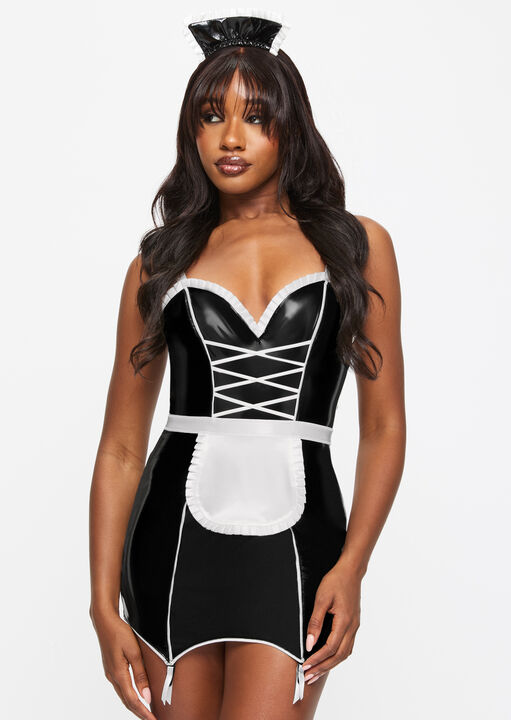 ann summers Mistress Maid Outfit Black