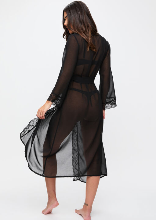 Ann Summers Promising Robe Black