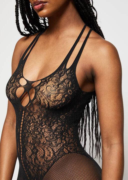 Ann Summers Radiance Crotchless Bodystocking Black