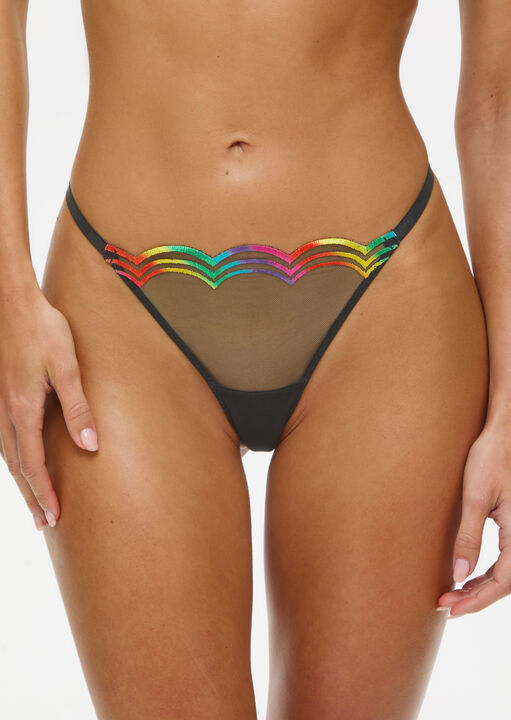 ann summers Rainbow String Black