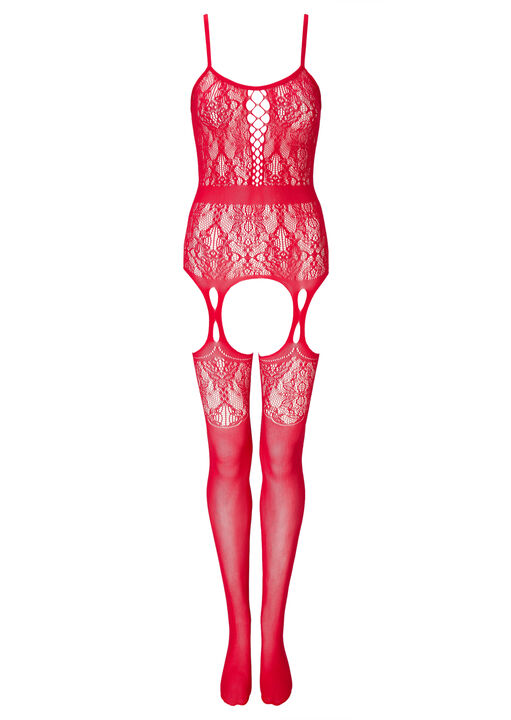 Ann Summers Risk Taker Crotchless Bodystocking Red