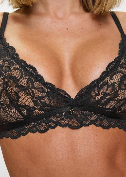 Ann Summers Sexy Lace Non Padded Bralette Black