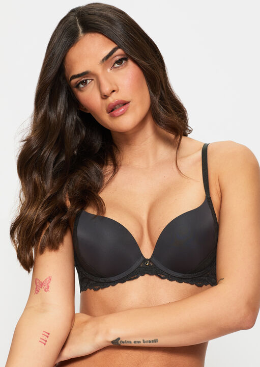 ann summers Sexy Lace Smooth Plunge Bra Black