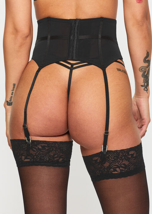 Ann Summers Sexy Lace Waspie Black