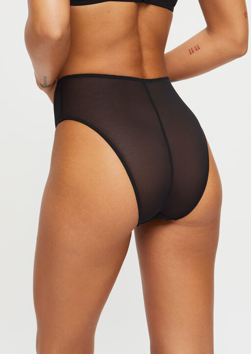 Ann Summers The Hero High Waist Brief Black/Red