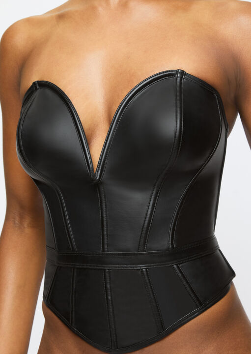 Ann Summers Truly Corset Top - Black Black