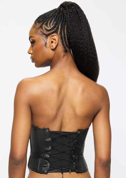 Ann Summers Truly Corset Top - Black Black