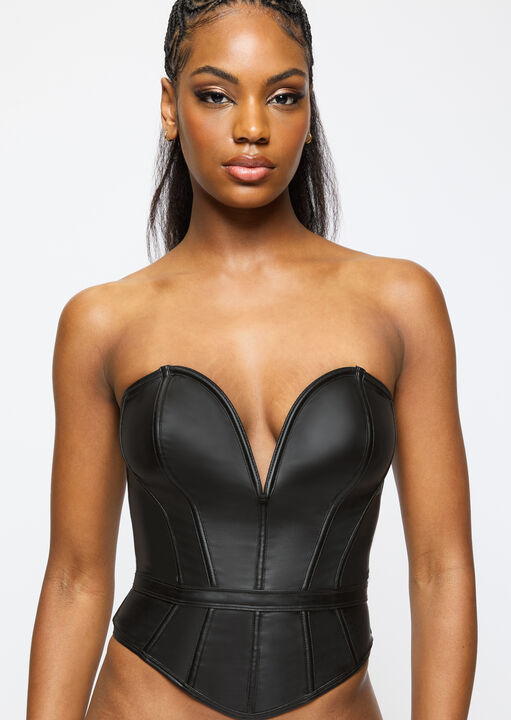 ann summers Truly Corset Top - Black Black