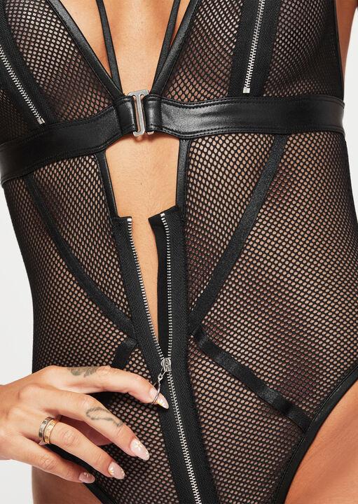 Ann Summers Zorah Crotchless Body Black