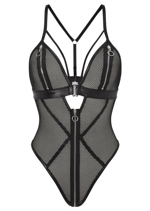 Ann Summers Zorah Crotchless Body Black