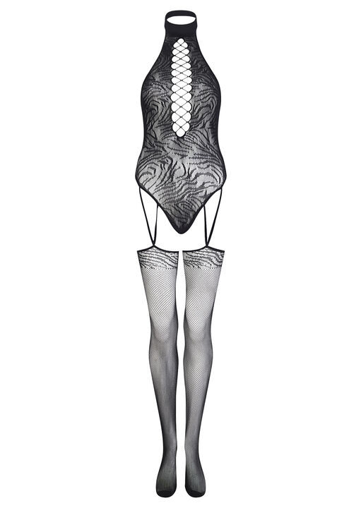 Ann Summers Be Wilder Crotchless Bodystocking Black